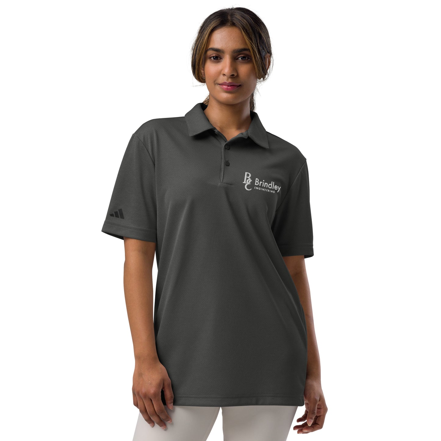 Adidas | Patterned Performance Polo (black/white)
