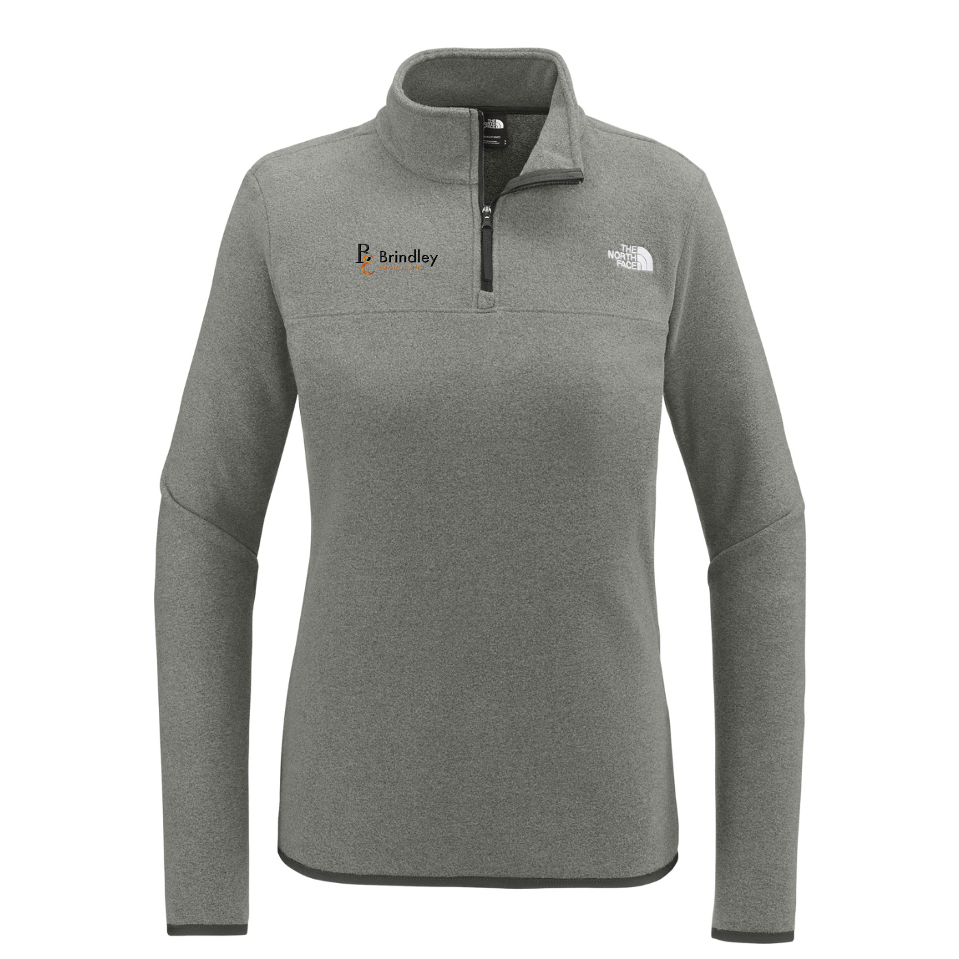 The North Face Women's Glacier 1/4-Zip Fleece — TNF Medium Grey Heather