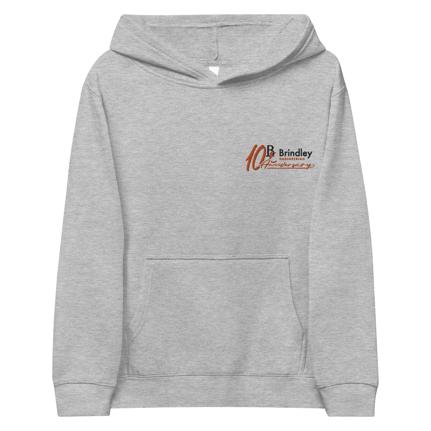 Kids fleece hoodie - Brindley Engineering
