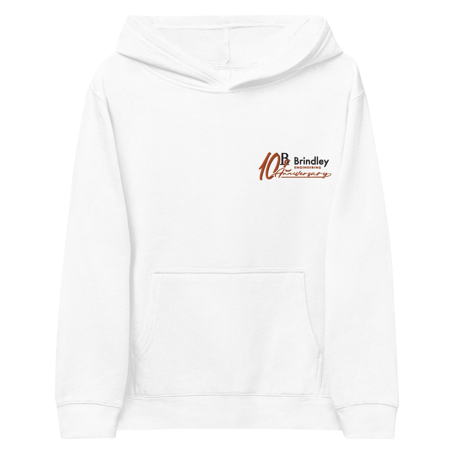 Kids fleece hoodie - Brindley Engineering
