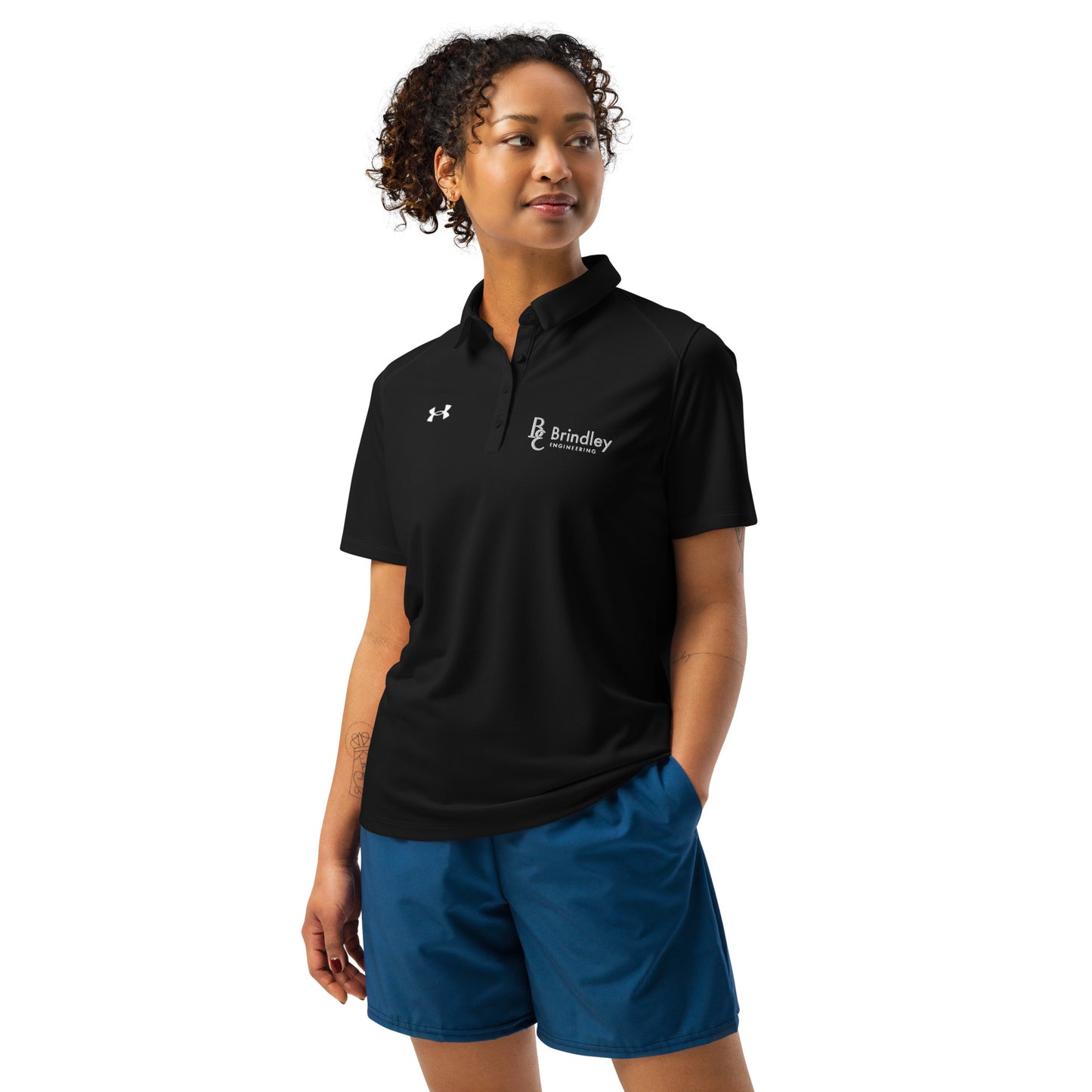 Under Armour® | Women's Performance Polo (black/white)