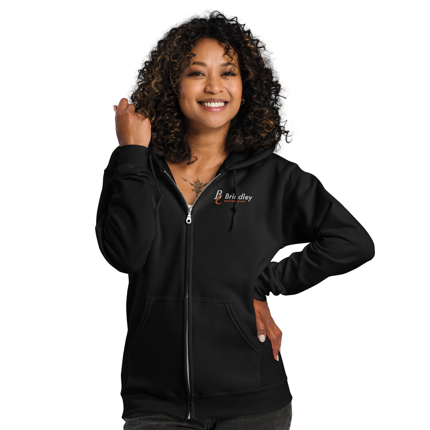 Zip-up hoodie  - Brindley Engineering